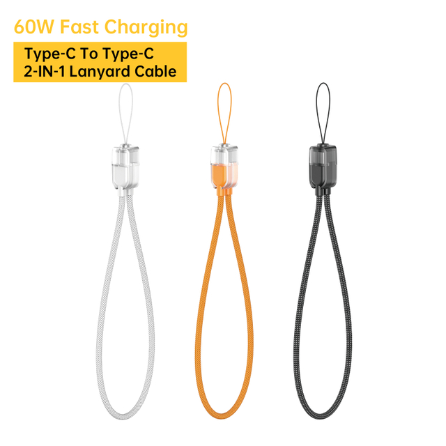 ASPOR 2-in-1 data cable+lanyard A169