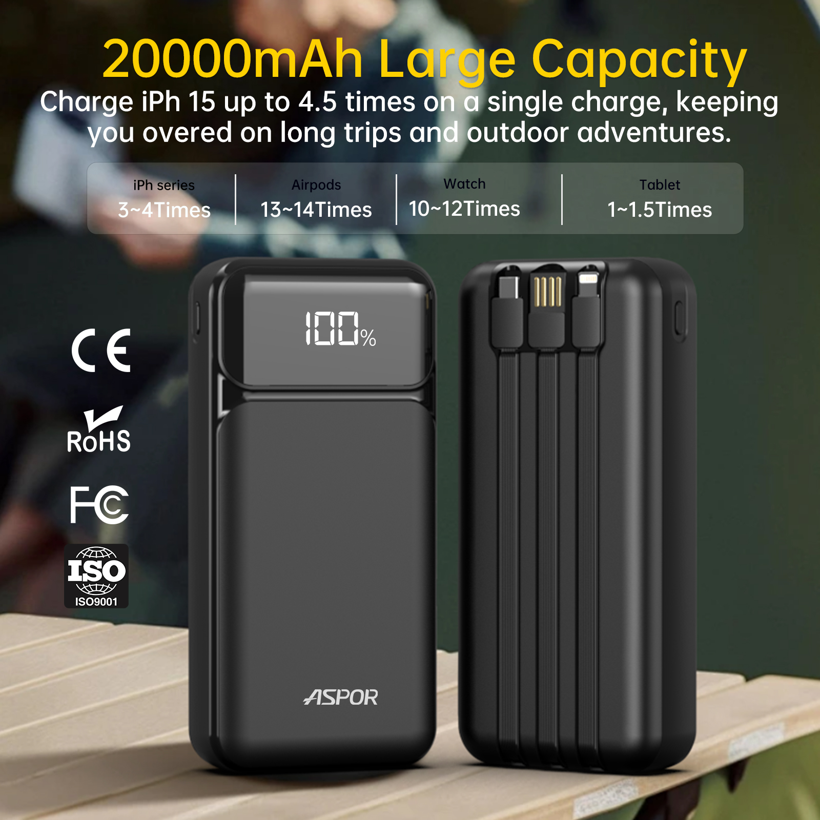 ASPOR Supports QC+PD fast chargingA316