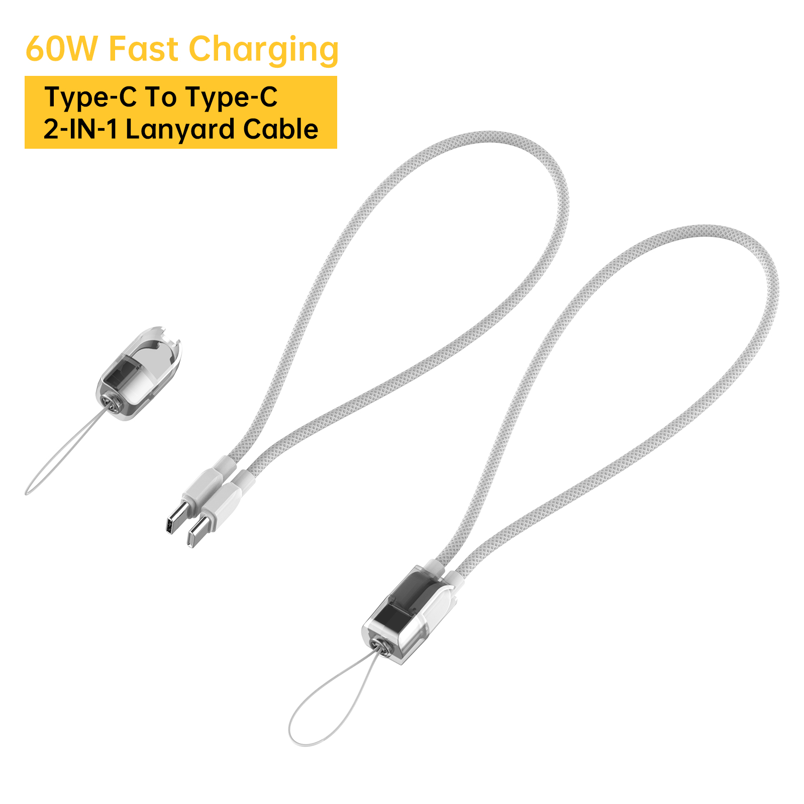 ASPOR 2-in-1 data cable+lanyard A169