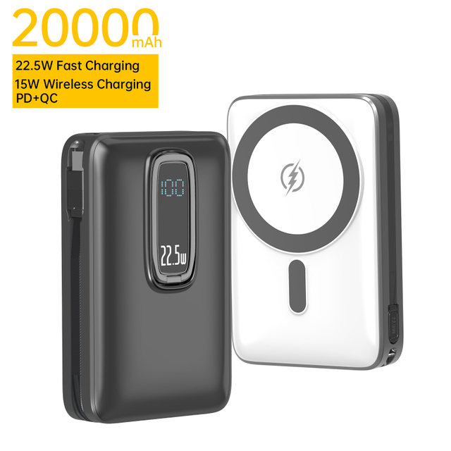 ASPOR Magnetic Power Bank【Fast Charging 丨Large Capacity】A386