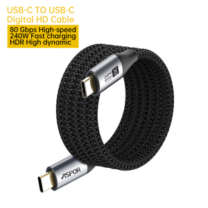ASPORUSB-C TO USB-C DIGITAL HD CABLE A273