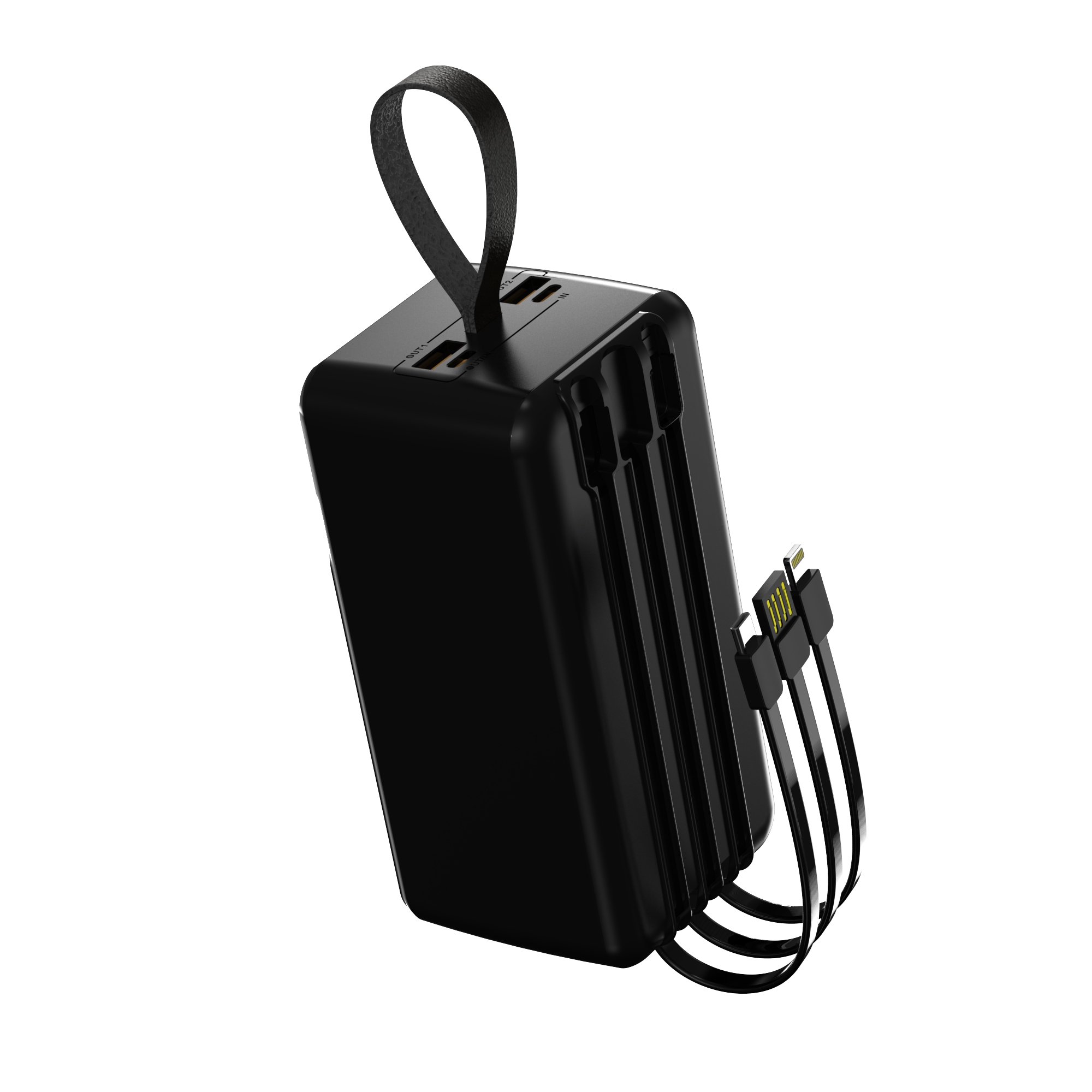 ASPOR Power Bank with Built-in 3 Cables【Fast Charging 丨Aviation compliance】A319