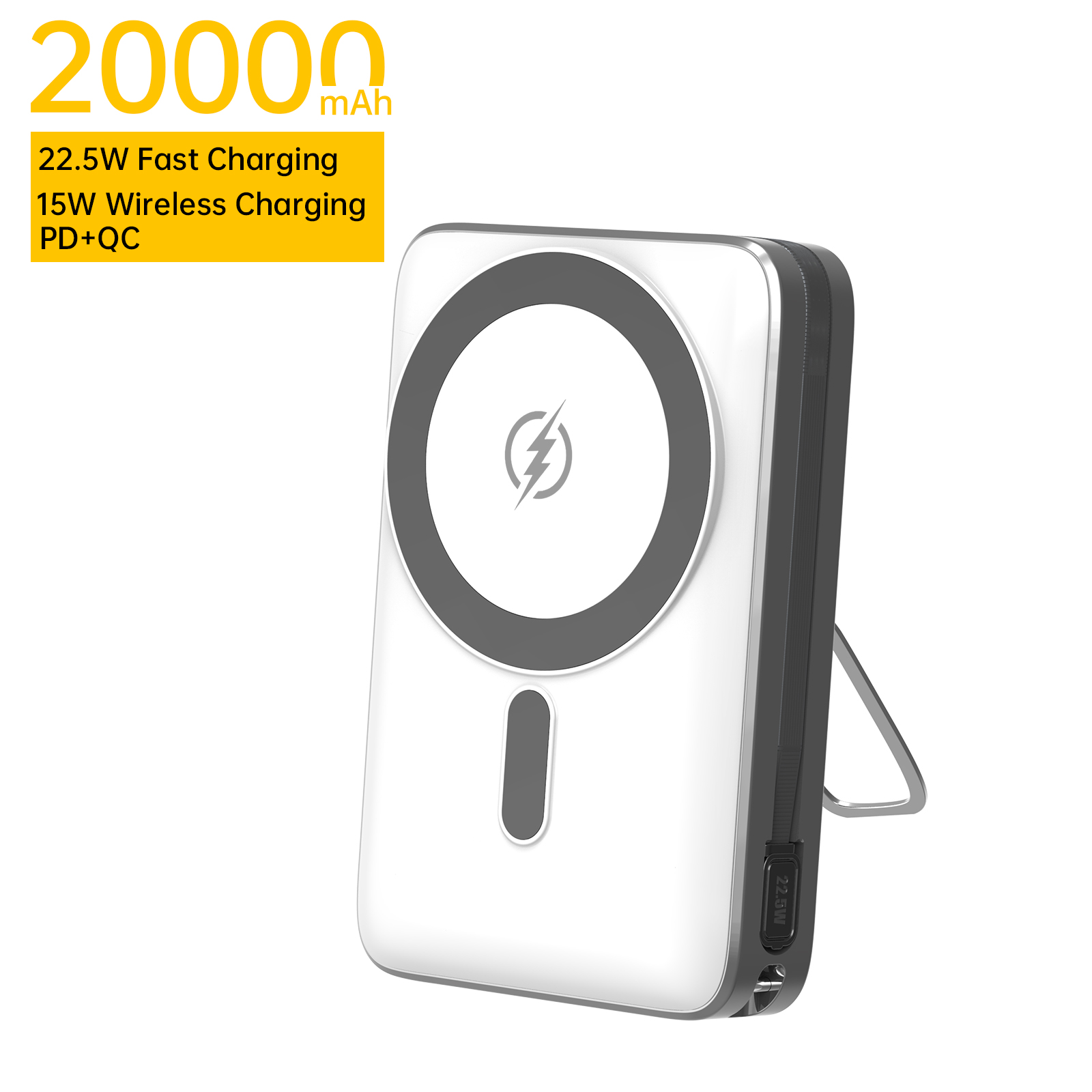 ASPOR Magnetic Power Bank【Fast Charging 丨Large Capacity】A386