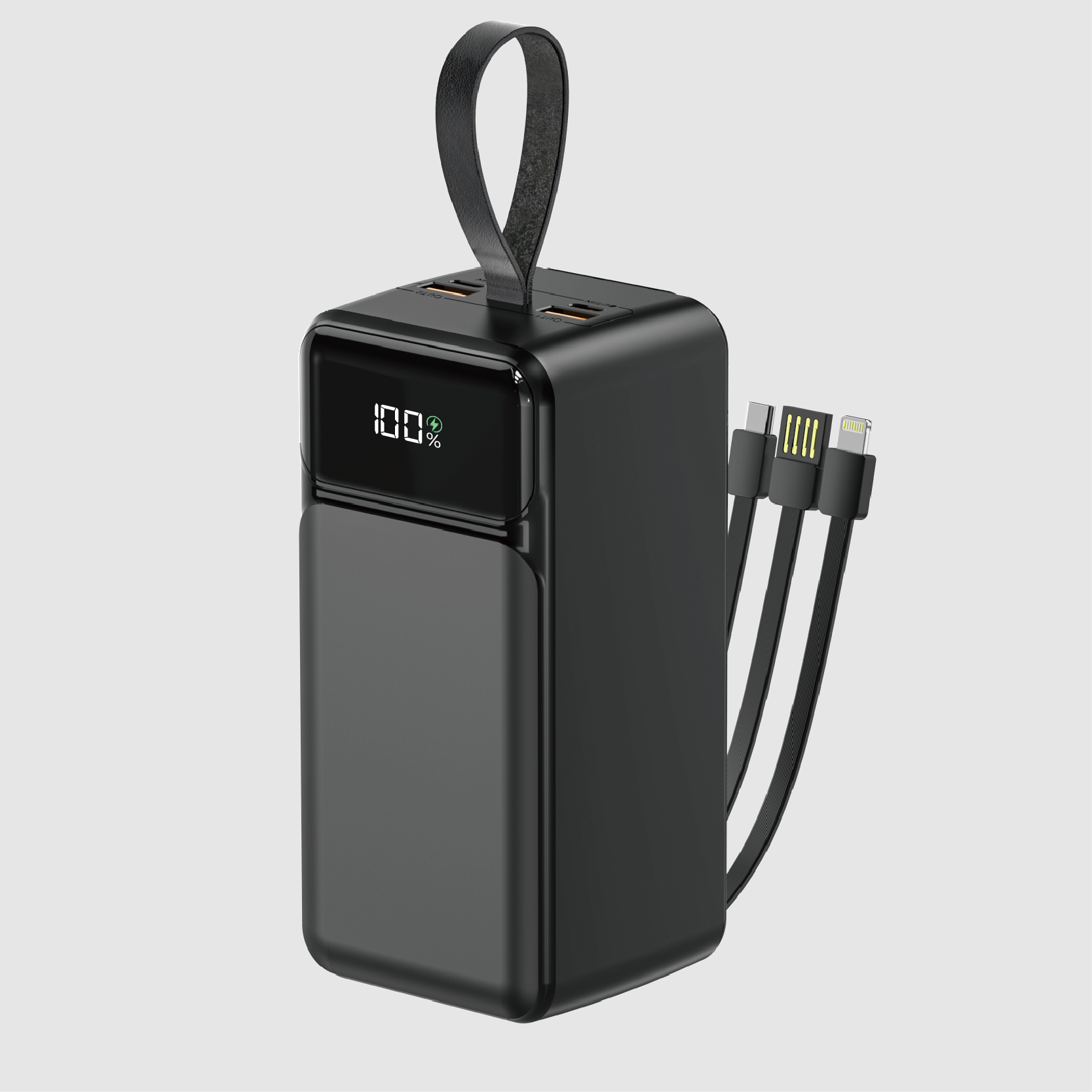 ASPOR Power Bank with Built-in 3 Cables【Fast Charging 丨Aviation compliance】A319